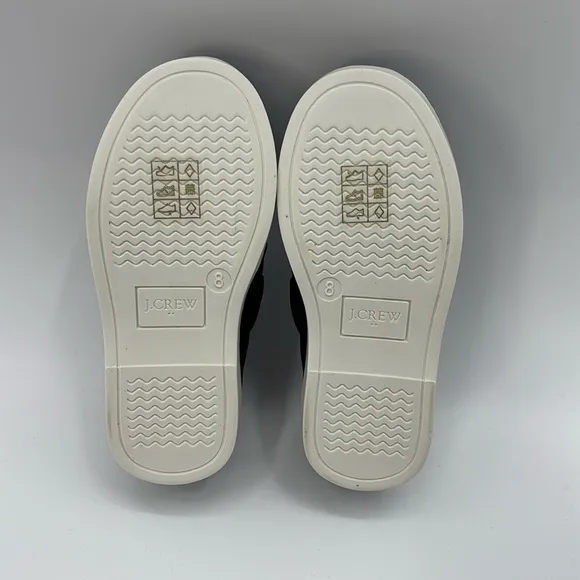 J Crew Factory Navy Blue Kids’ Boat Shoes size K8 BO489 NWT