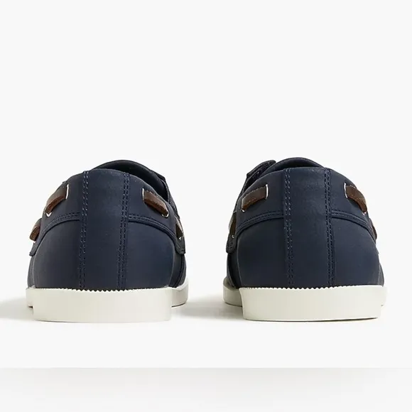 J Crew Factory Navy Blue Kids’ Boat Shoes size K8 BO489 NWT