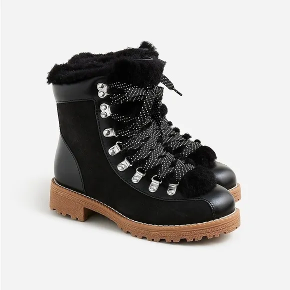J Crew New Nordic boots in leather and nubuck BV740