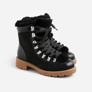 J Crew New Nordic boots in leather and nubuck BV740