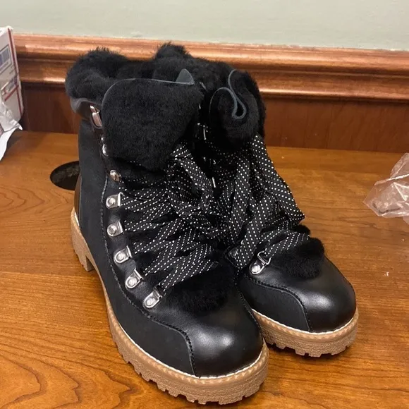 J Crew New Nordic boots in leather and nubuck BV740