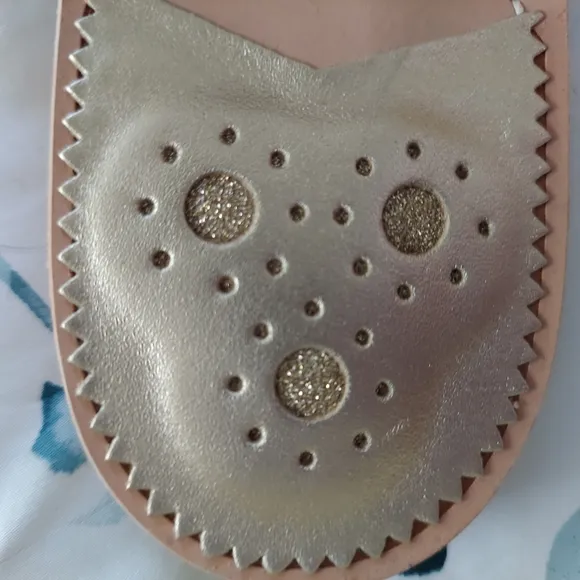 Jack Rogers Gold Sandals