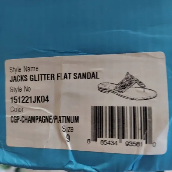 Jack Rogers Gold Sandals