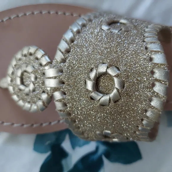 Jack Rogers Gold Sandals
