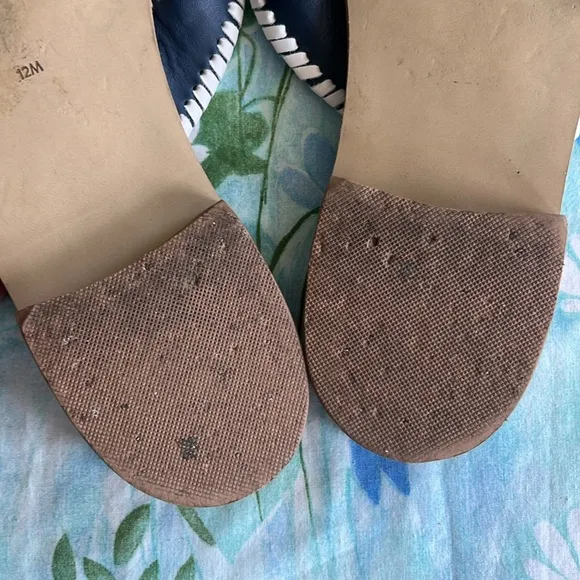Jack Rogers Leather Flip Flop Sandals - 12