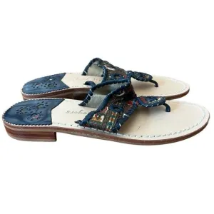 Jack Rogers Tribal Print Sandals Flip Flops Size 8