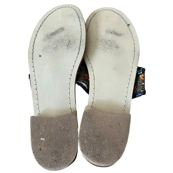 Jack Rogers Tribal Print Sandals Flip Flops Size 8