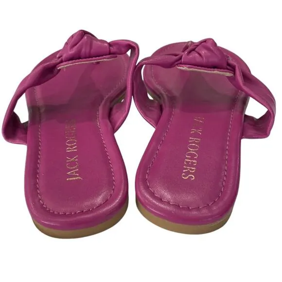 Jack Rogers Women's ABIGAIL Knotted Purple Sandals NEW Size 7.5
