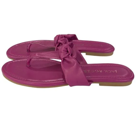 Jack Rogers Women's ABIGAIL Knotted Purple Sandals NEW Size 7.5