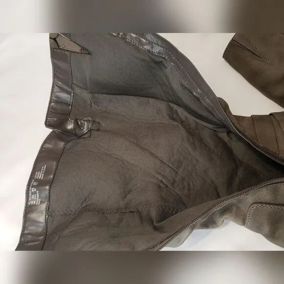 Jaclyn Smith boots size 9 grey brown Leather Block Heel