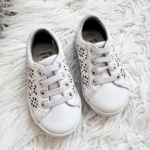 Janie &amp; Jack | White Eyelet Sneakers