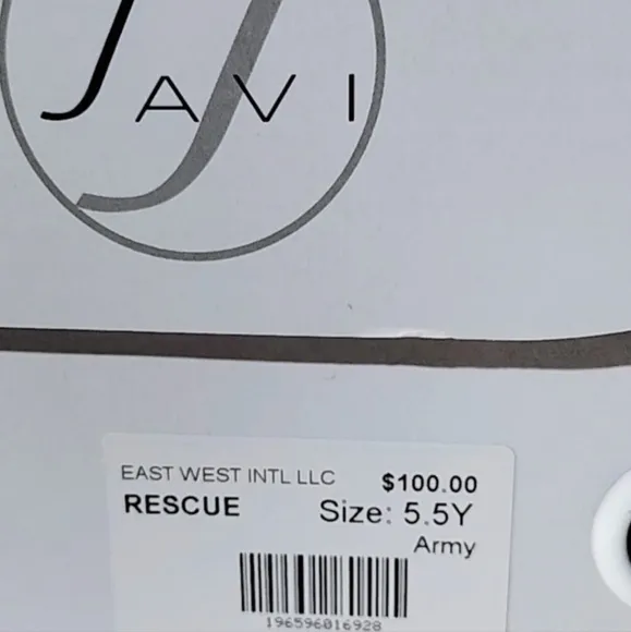 Javi Rescue (GS) Unisex, Youth o men 7Y, Women 8.5. New With box.-