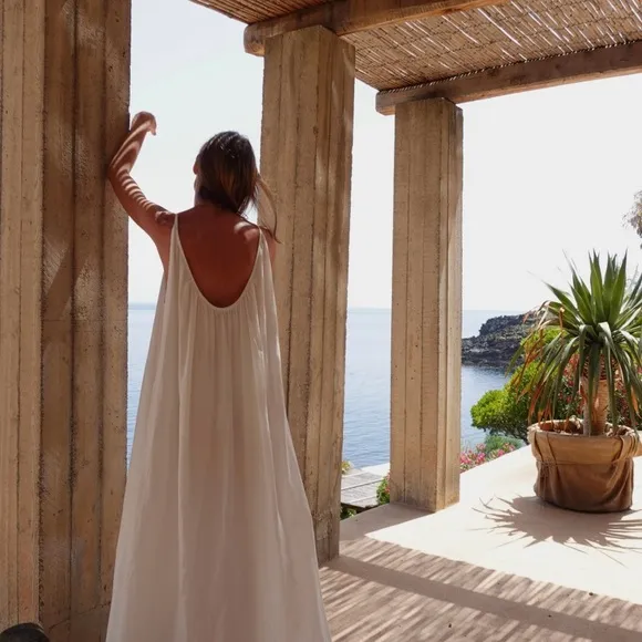 Jenni Kayne White Maxi Dress