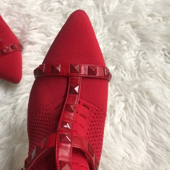 Jessica Simpson Red luzita knit boots