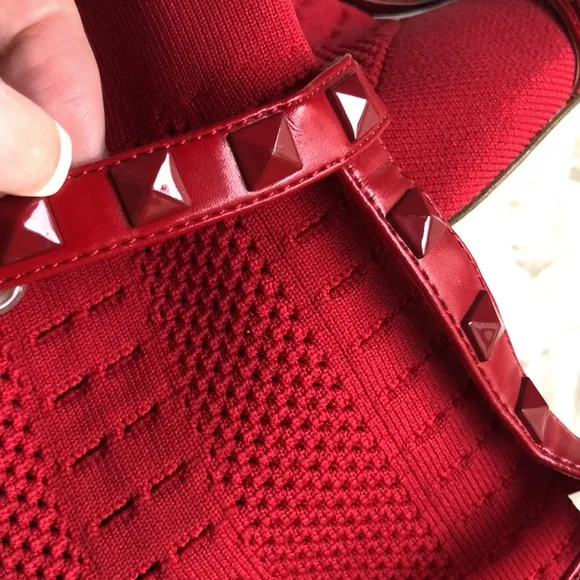 Jessica Simpson Red luzita knit boots