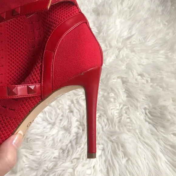 Jessica Simpson Red luzita knit boots