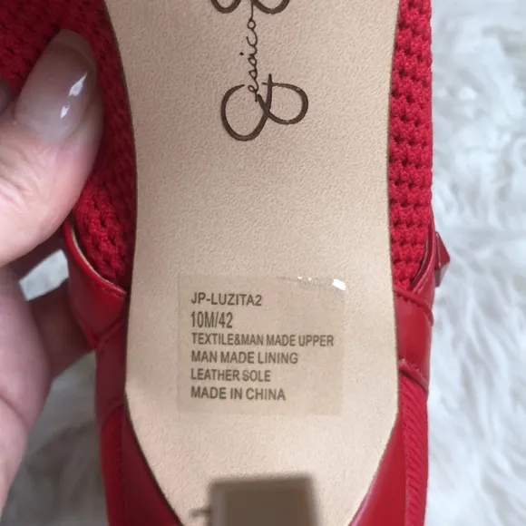 Jessica Simpson Red luzita knit boots