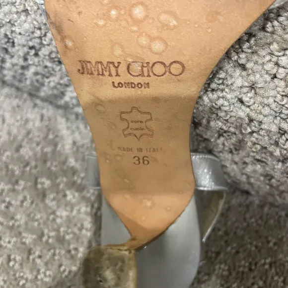 Jimmy Choo Silver Women's Sandals
