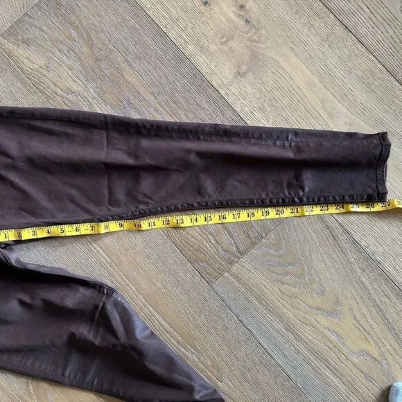 JOE'S JEANS Charlie Ankle Coated Skinny Jean In Dark Coco Bean