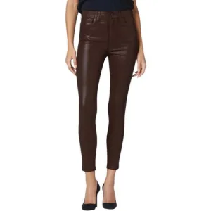 JOE'S JEANS Charlie Ankle Coated Skinny Jean In Dark Coco Bean