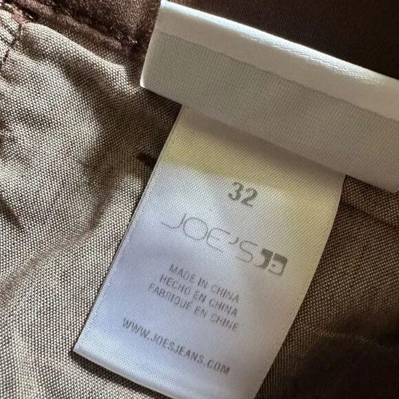 JOE'S JEANS Charlie Ankle Coated Skinny Jean In Dark Coco Bean