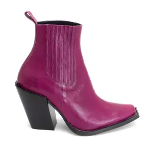 John Fluevog Signature Diana Sleek Chelsea Boots (purple)