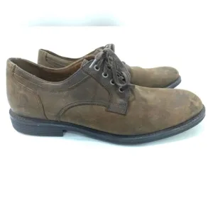 Johnston &amp; Murphy Men Brown Leather sheepskin waterproof Lace Up XC4 Shoes 10