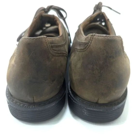 Johnston &amp; Murphy Men Brown Leather sheepskin waterproof Lace Up XC4 Shoes 10