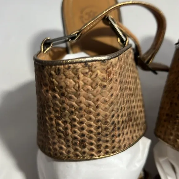 Johnston &amp; Murphy women Stylish Brown Woven Women's slingback Sandals