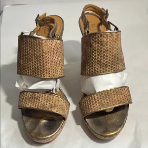 Johnston &amp; Murphy women Stylish Brown Woven Women's slingback Sandals