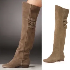 Joie Coachella Over the knee suede 3 buckle leather boot 36 retail $565
