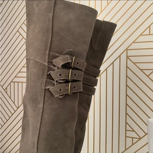 Joie Coachella Over the knee suede 3 buckle leather boot 36 retail $565