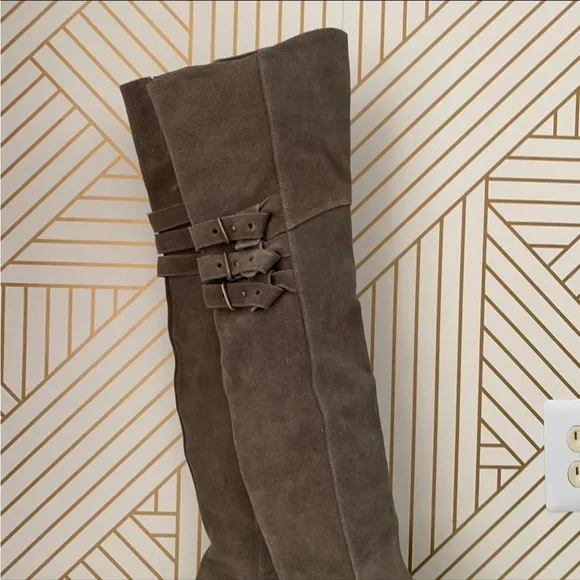 Joie Coachella Over the knee suede 3 buckle leather boot 36 retail $565