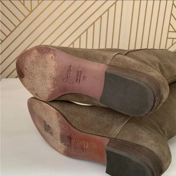 Joie Coachella Over the knee suede 3 buckle leather boot 36 retail $565