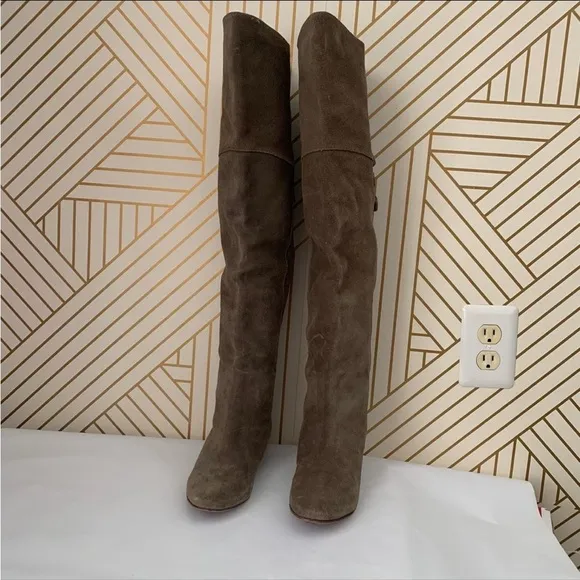 Joie Coachella Over the knee suede 3 buckle leather boot 36 retail $565