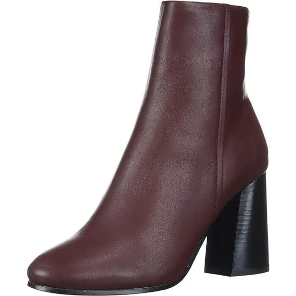 Joie Women's Lorring Bordeaux Ankle Leather Boots US 7 EU 37