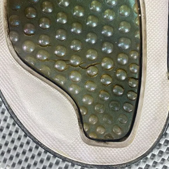 Jordan Hydro Emerald Slide Sandals Flip Flops Mens Size 9 White Open Toe
