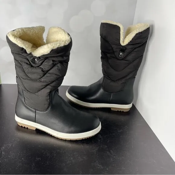 JOURNEE COLLECTION Women's Pippah Cold Weather Boots Black Sz 9