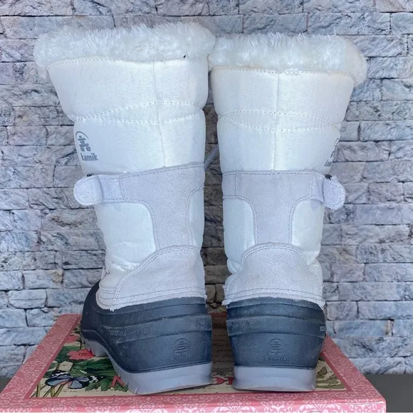 Kamik Snovalley2 Snow Boot Womens Size 6 Faux Fur Lining Lace Up Closure