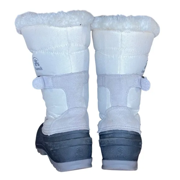 Kamik Snovalley2 Snow Boot Womens Size 6 Faux Fur Lining Lace Up Closure