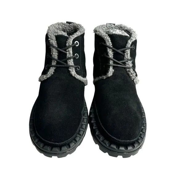 Karl Lagerfeld Paris Men's Suede‎ Chukka Boots LF2S3035, Size 10, Black