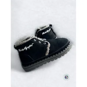 Karl Lagerfeld Paris Men's Suede‎ Chukka Boots LF2S3035, Size 10, Black