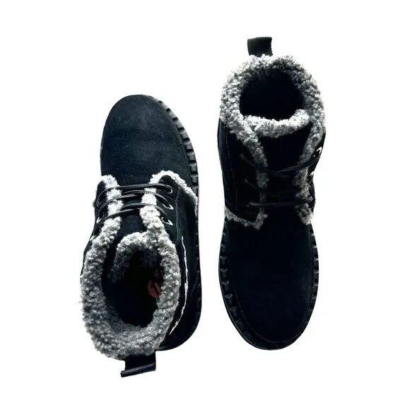 Karl Lagerfeld Paris Men's Suede‎ Chukka Boots LF2S3035, Size 10, Black
