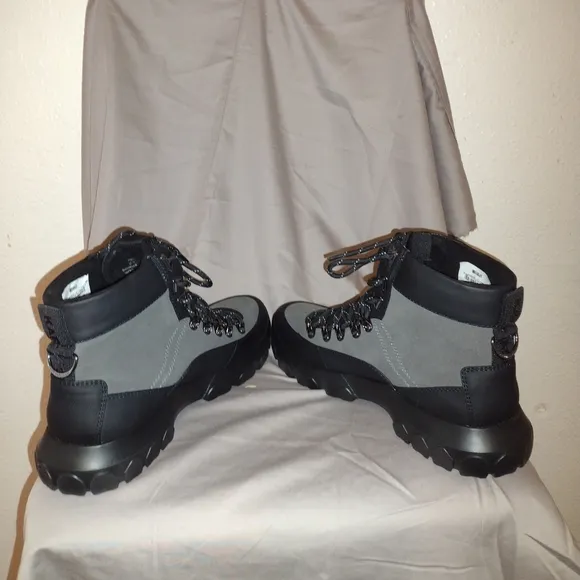 Karl Langerfield Black and Grey Mens Size 12 Boots