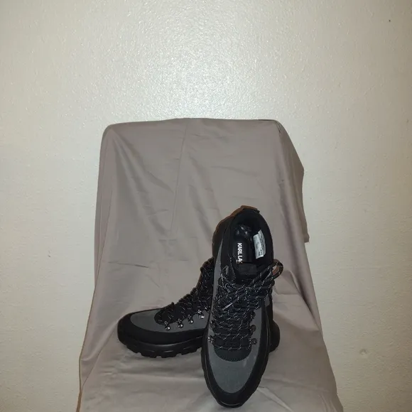 Karl Langerfield Black and Grey Mens Size 12 Boots