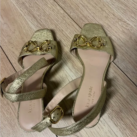 Kate Spade Lagoon Heart Chain Sandals