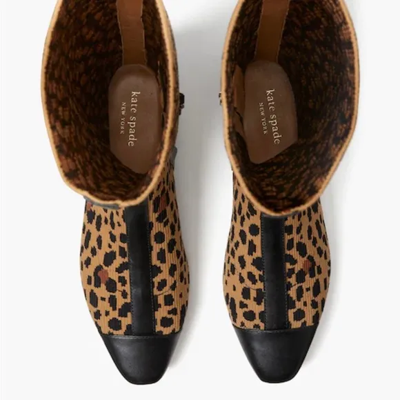 Kate Spade Mikayla Leopard Boots Sz. 9M EUC