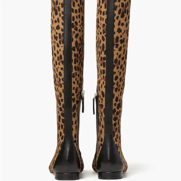 Kate Spade Mikayla Leopard Boots Sz. 9M EUC