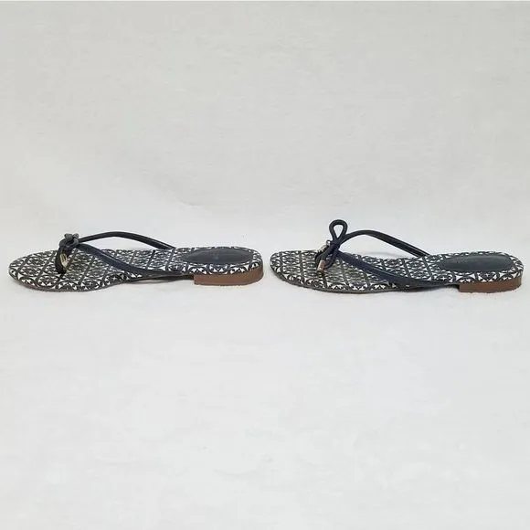 KATE Spade Mistic Blue Gold Spade Charm Sandals