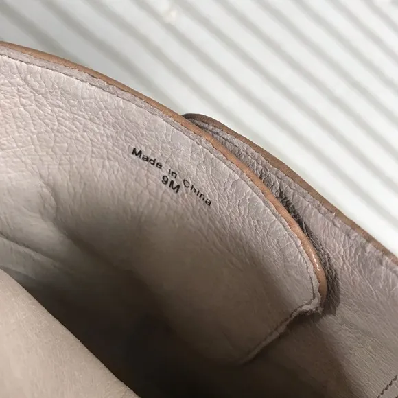 Kate Spade Tan Leather Ankle Boots Size 9 NWT